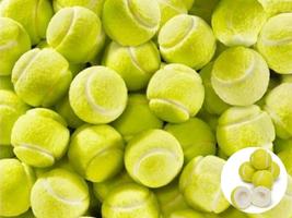 Vidal Sour Bubble Gum Tennis Balls 1lb 